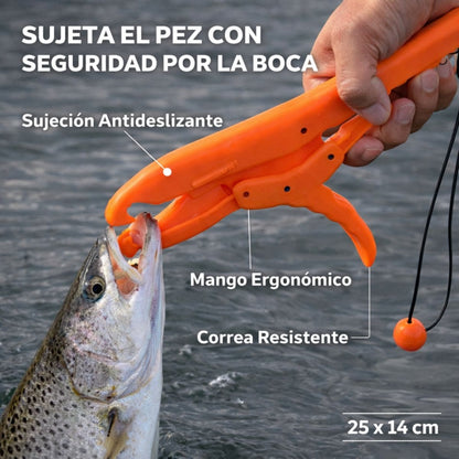 Pinza salva anzuelo naranja 28cm.