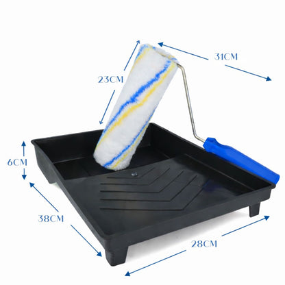 Set para pintura rodillo y bandeja 37x27x6cm