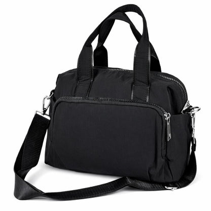 Bolso cartera de mano 23 x 29 x 13cm. Negro