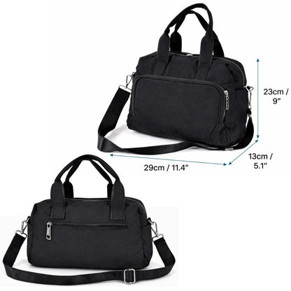 Bolso cartera de mano 23 x 29 x 13cm. Negro