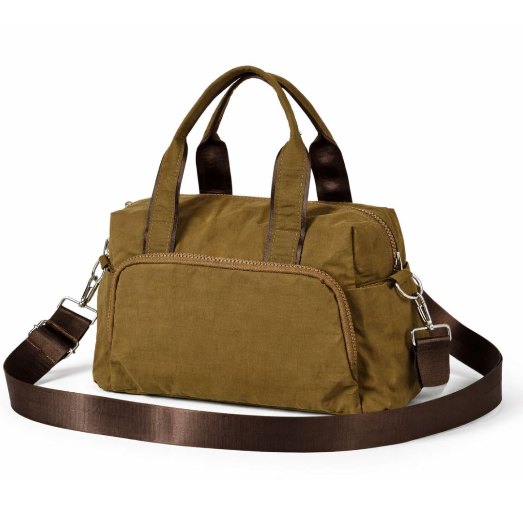 Bolso cartera de mano 23 x 29 x 13cm. Marrón