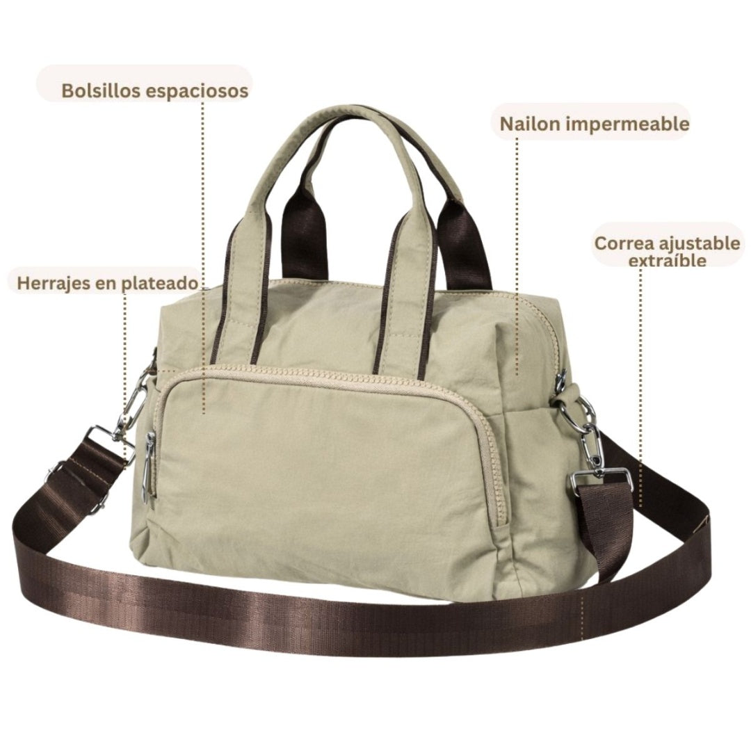Bolso cartera de mano 23 x 29 x 13cm. Verde