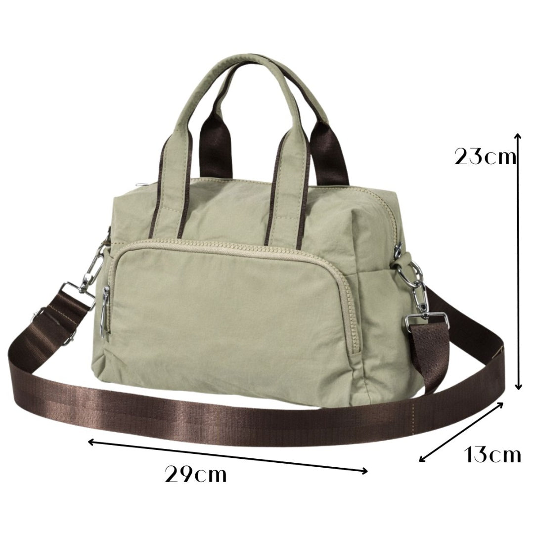 Bolso cartera de mano 23 x 29 x 13cm. Verde