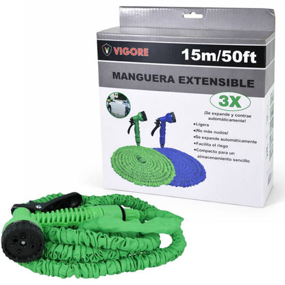 Manguera extensible 15mts. Vigore