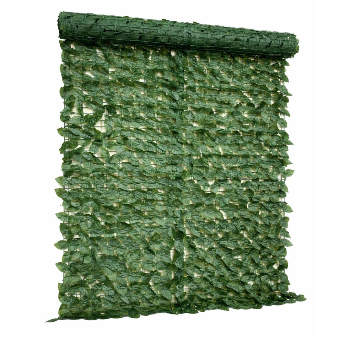 Panel decorativo de hojas artificiales 1x3mts