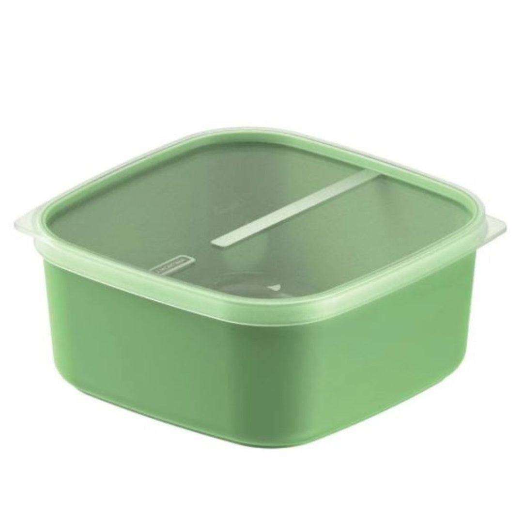 Recipiente verde con tapa 3.4L Tramontina