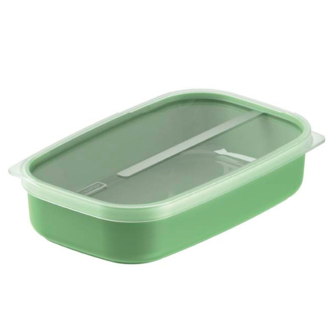 Recipiente verde con tapa 1.7L. Tramontina