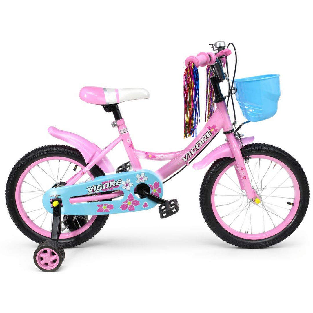 Bicicleta rodado 16" rosada Vigore