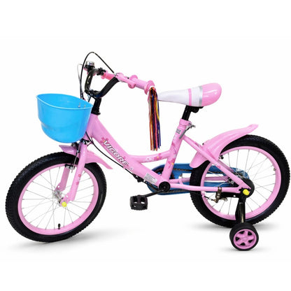 Bicicleta rodado 16" rosada Vigore