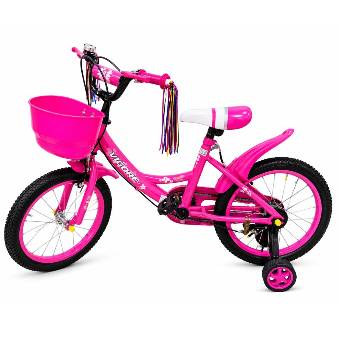 Bicicleta rodado 16" fucsia Vigore