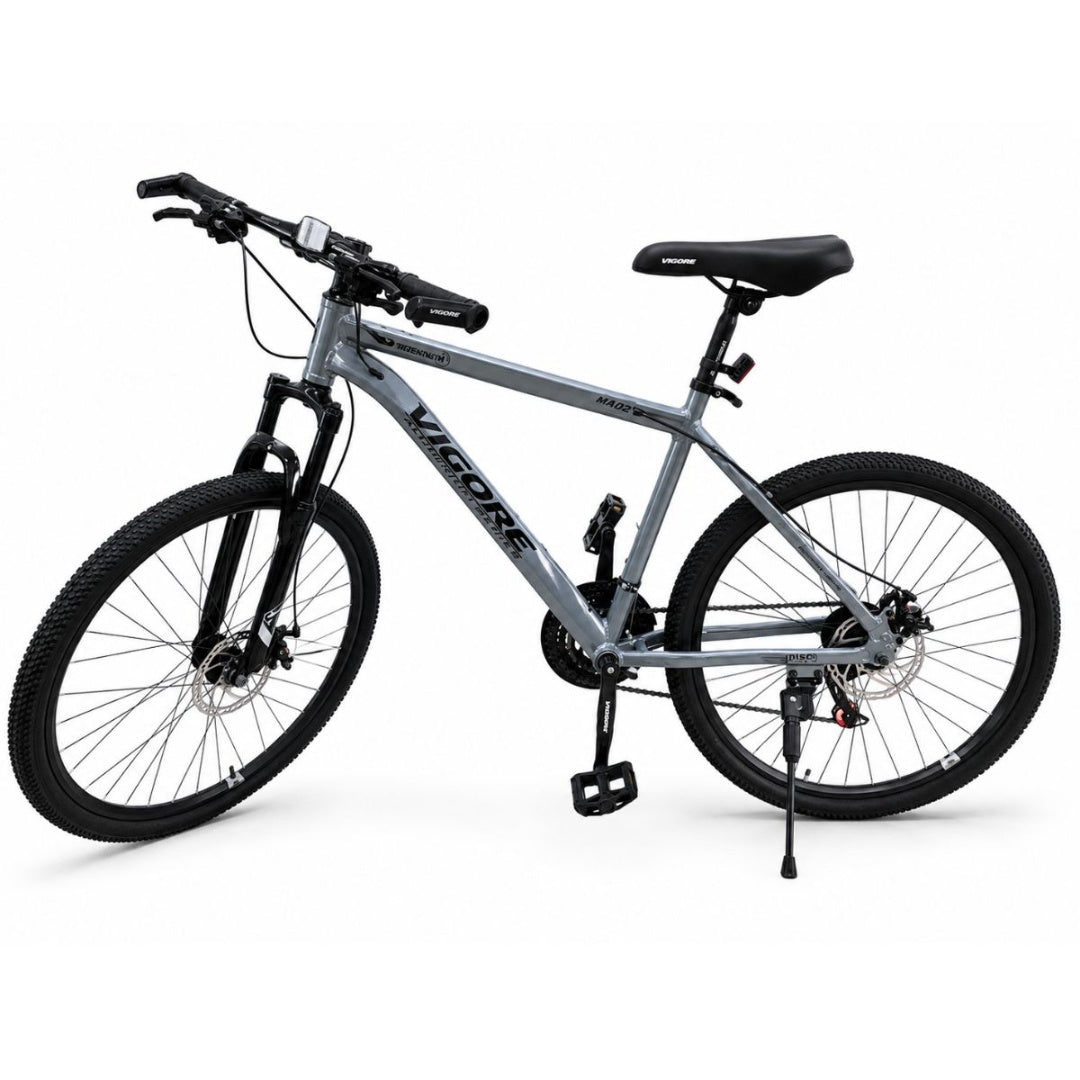 Bicicleta MTB Vigore gris tornasol rodado 26" marco aluminio