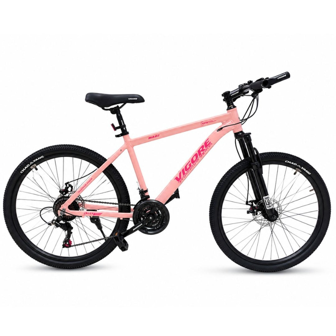 Bicicleta MTB Vigore rosa rodado 26" marco aluminio