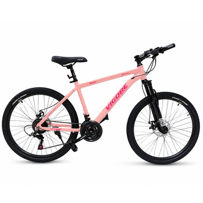 Bicicleta MTB Vigore rosa rodado 26" marco aluminio