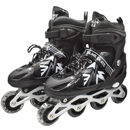 Patines roller ajustables negros 34-38