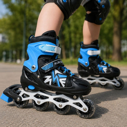 Patines roller ajustables azul 39-43