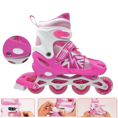 Patines roller ajustables rosa 39-43