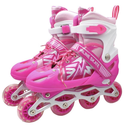 Patines roller ajustables rosa 34-38