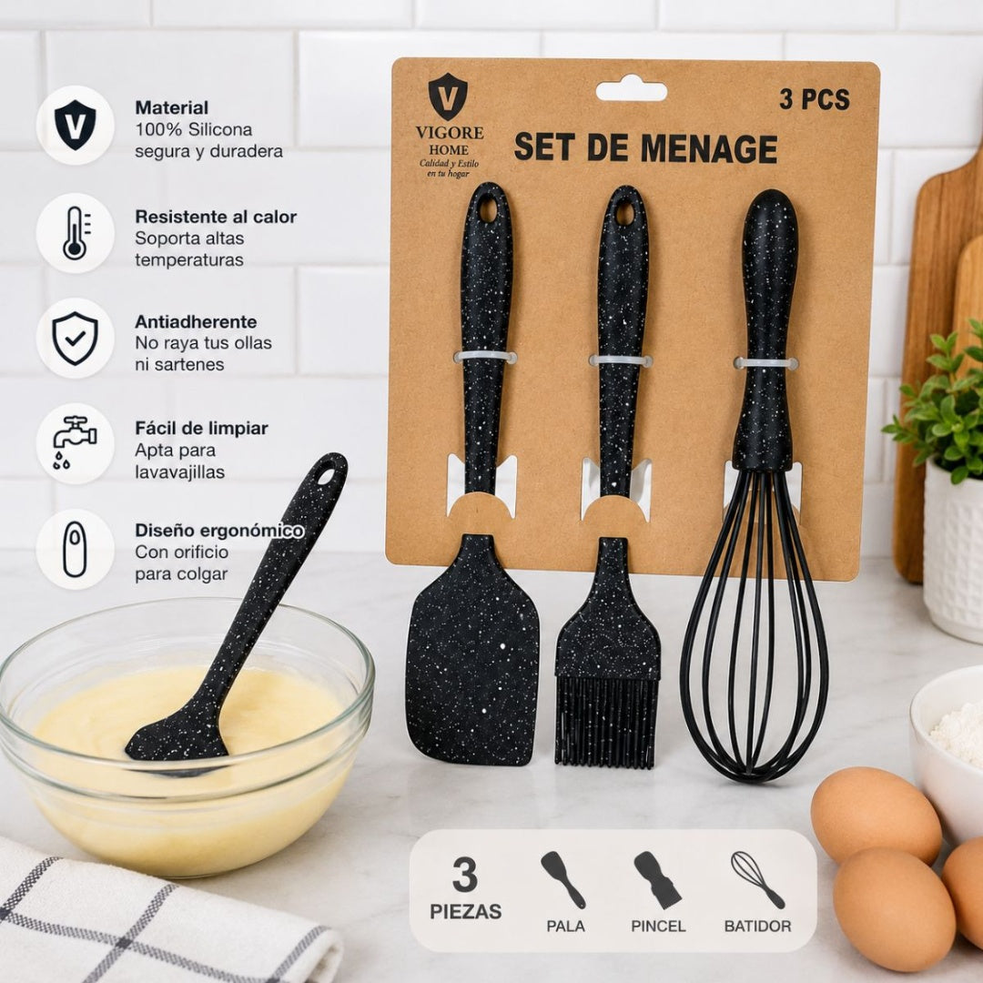 Set de menage Vigore 3pcs.