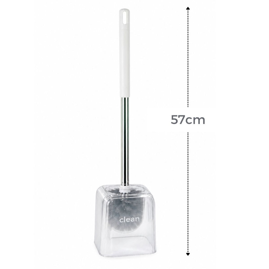 Cepillo de baño con base colgante 57x11cm Transparente