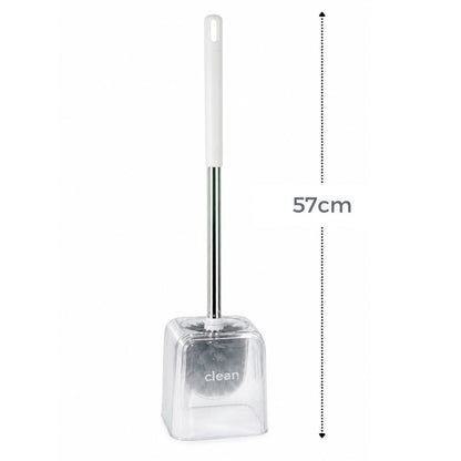 Cepillo de baño con base colgante 57x11cm Transparente