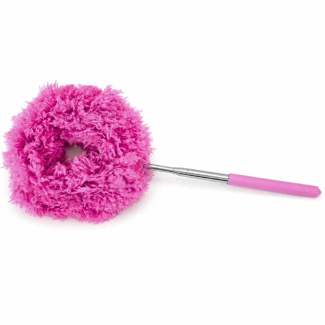 Plumero aro extensible rosado