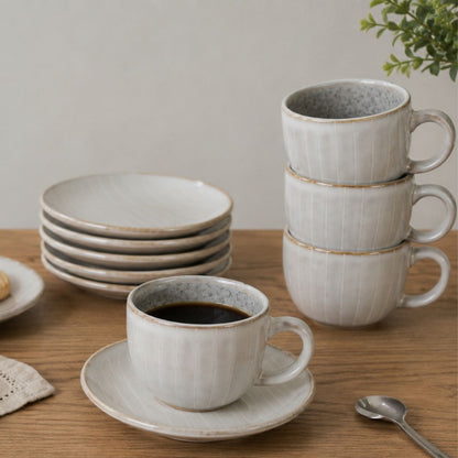 Set de tazas y platos para te 12pcs.