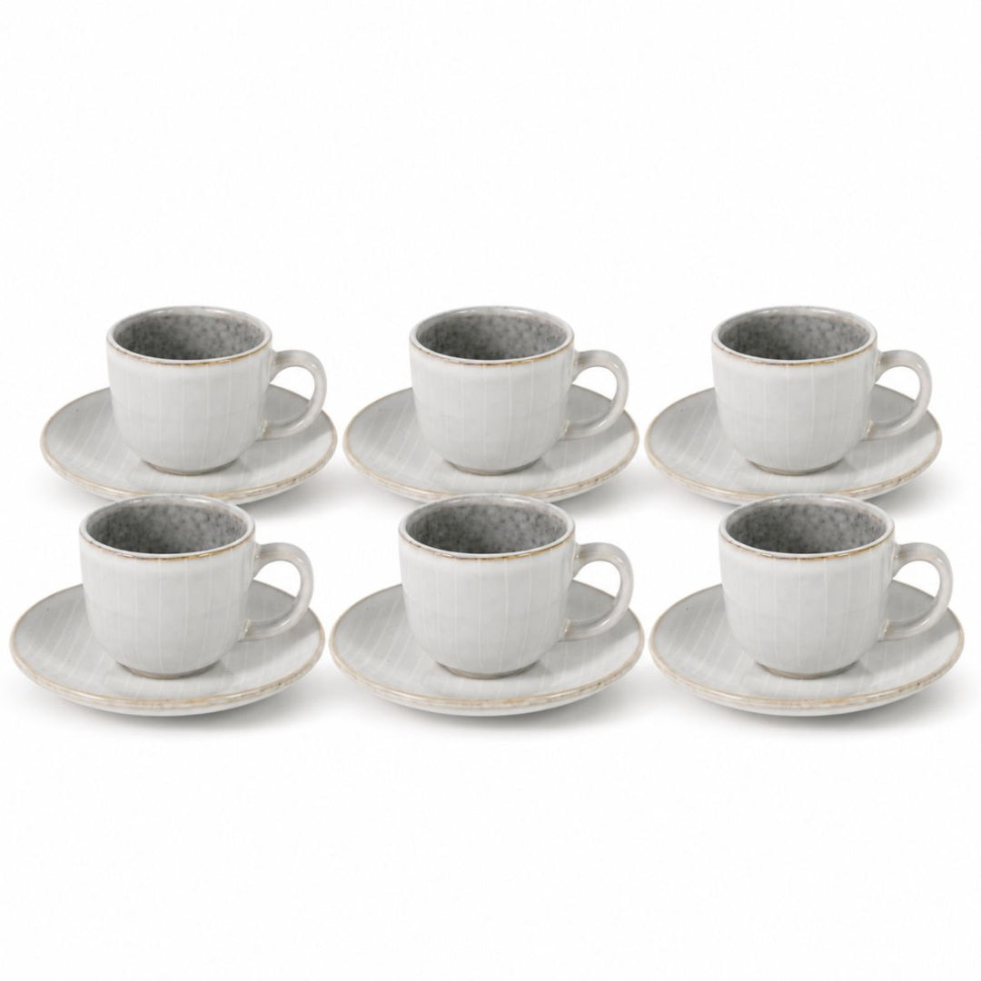 Set de tazas y platos para te 12pcs.