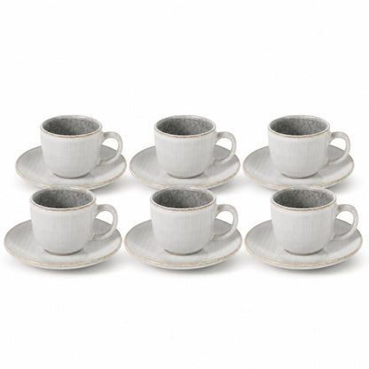 Set de tazas y platos para te 12pcs.
