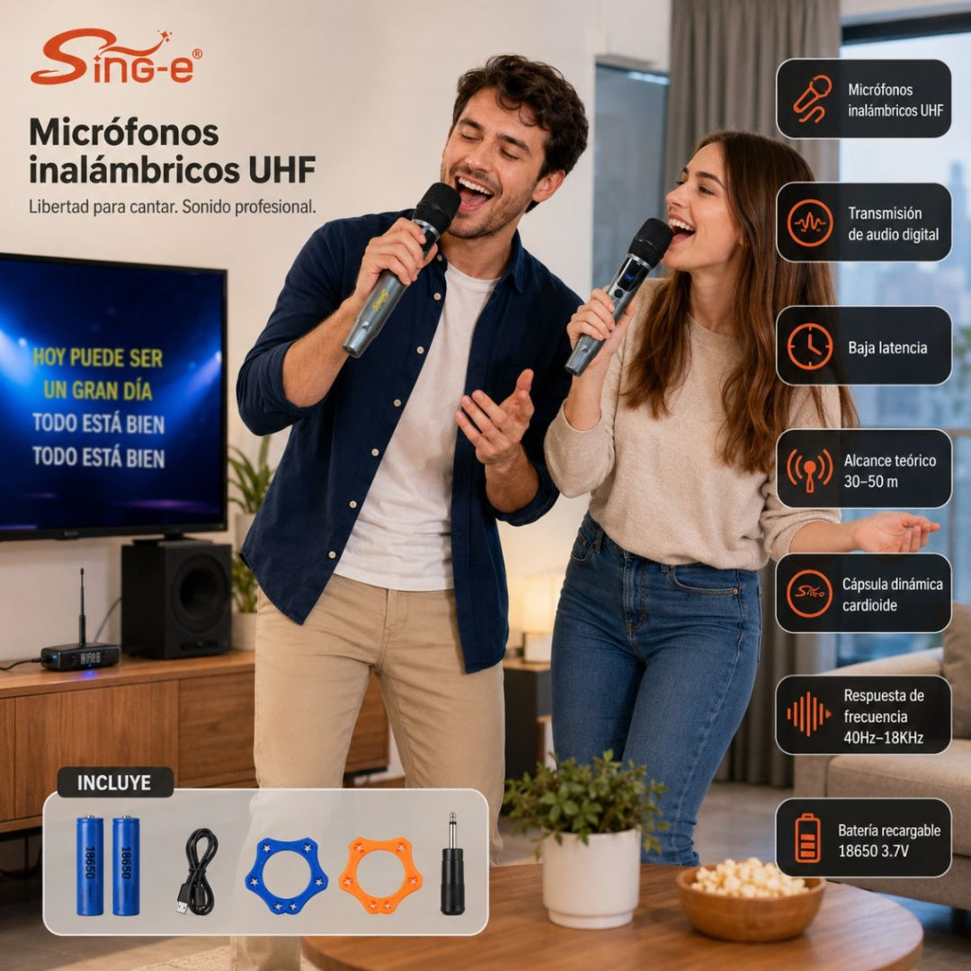 Microfonos inalambricos x2 unidades
