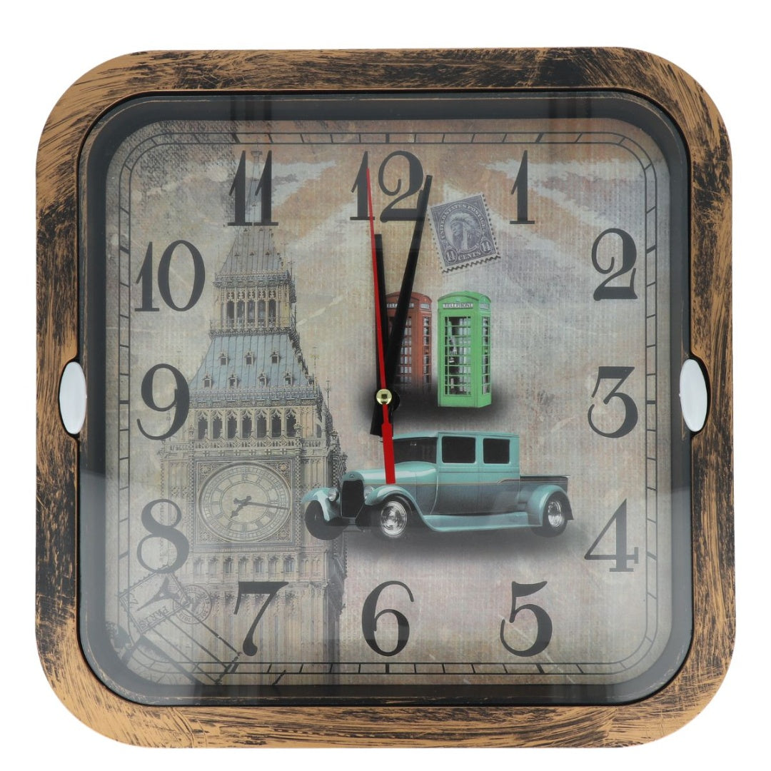 Reloj de pared vintage 26 x 26 cm