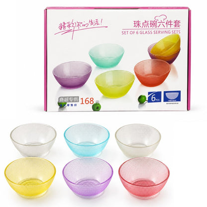 Set bowls de vidrio x 6 unidades