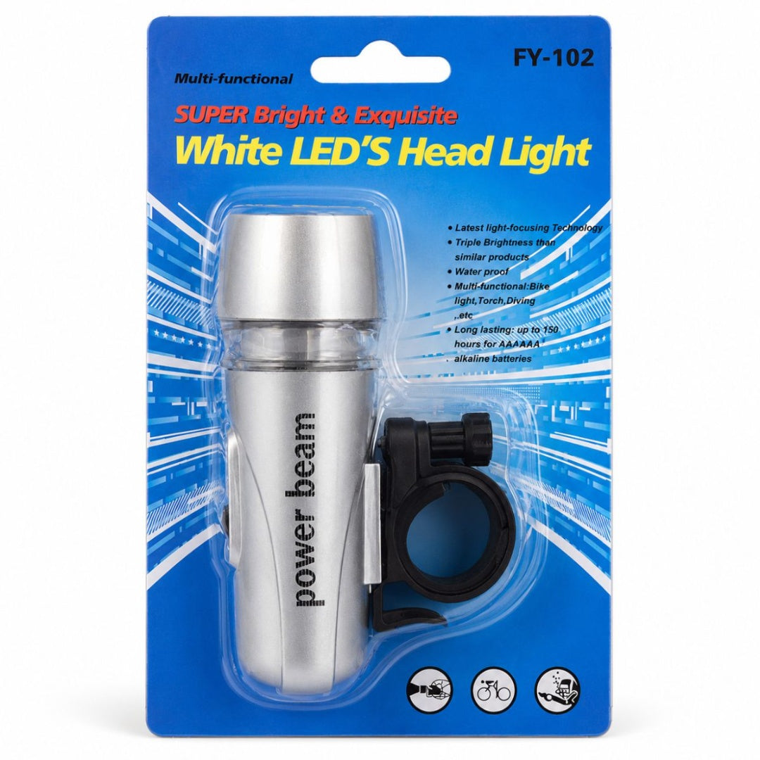 Luz led para bicicleta 10cm.