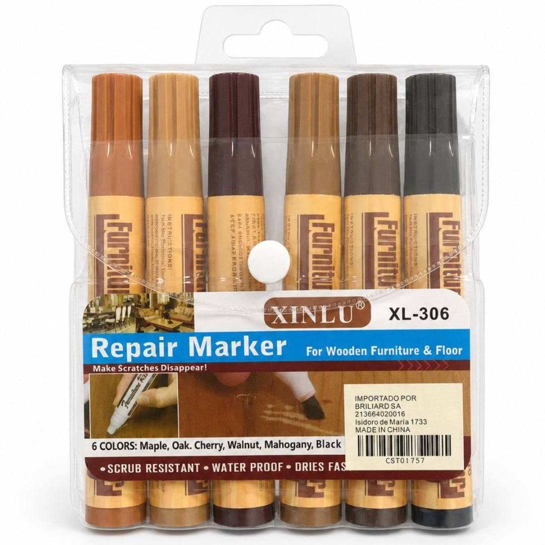 Marcadores permanentes para madera 6pcs