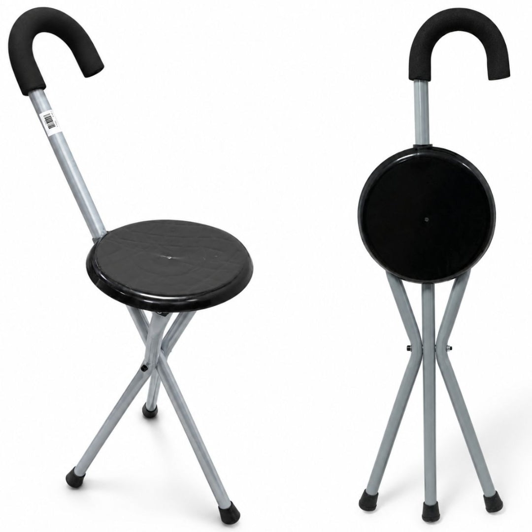 Bastón con asiento plegable 88 cm