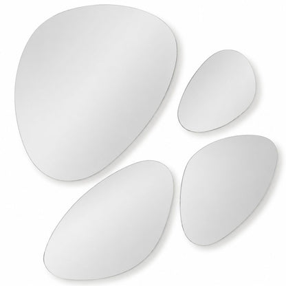 Set x 4 de espejos asimétricos sin marco