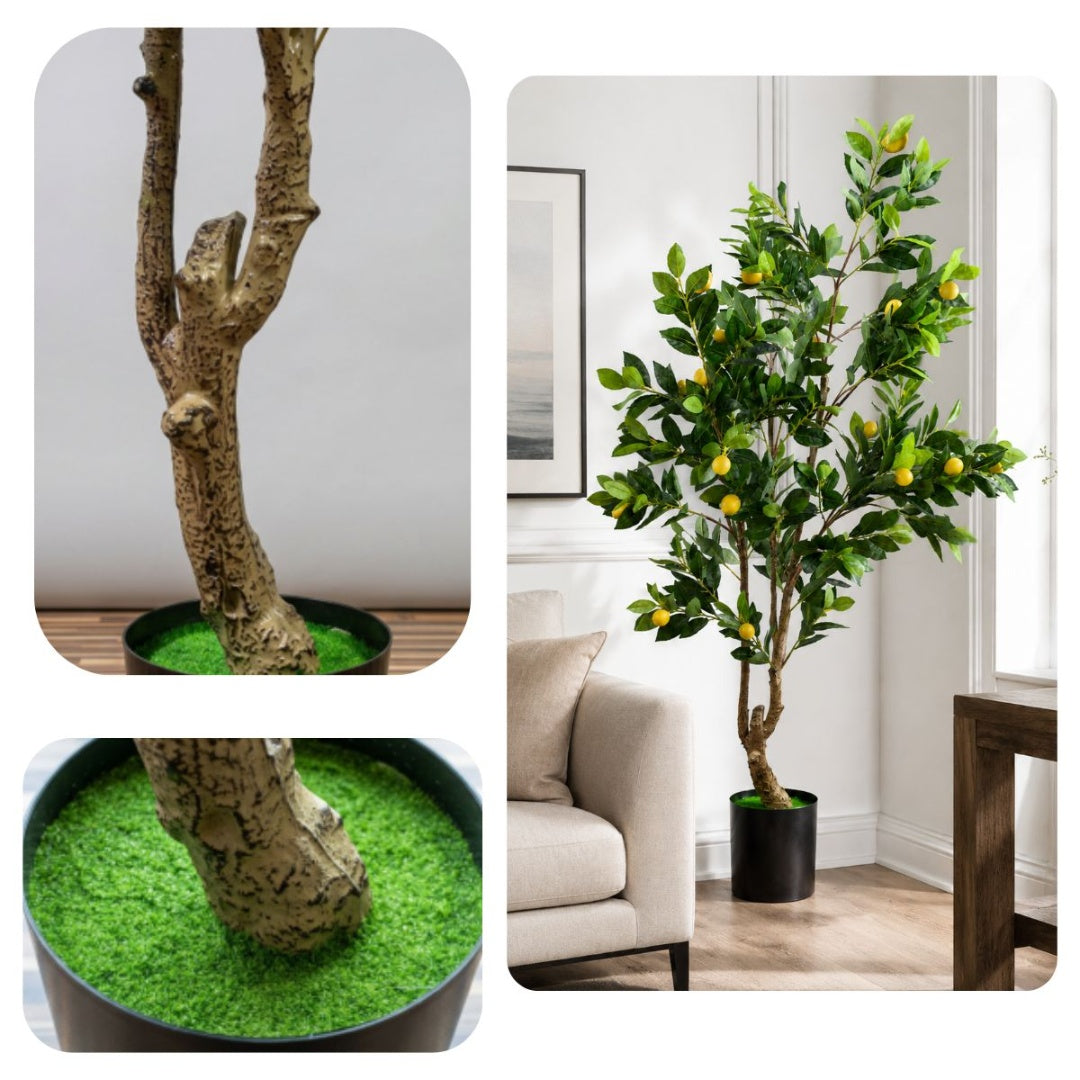 Planta artificial limonero decorativo 1.6mts