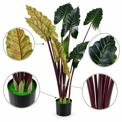 Planta artificial Alocasia decorativa 1.6mts