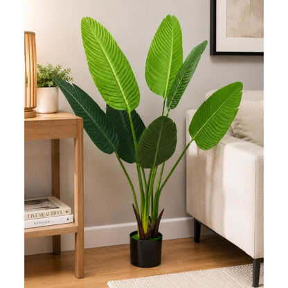 Planta artificial Strelitzia decorativa 1.1mts