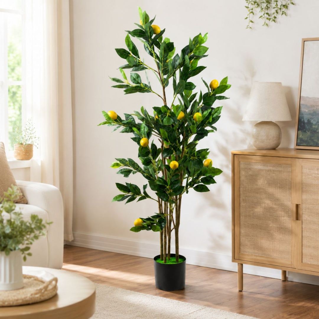 Planta artificial limonero decorativo 1.4mts