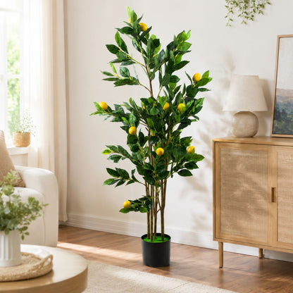 Planta artificial limonero decorativo 1.4mts