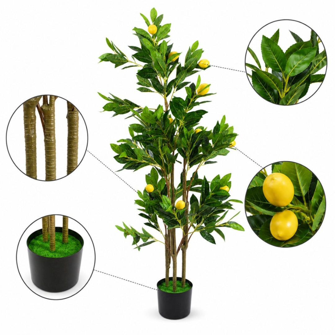 Planta artificial limonero decorativo 1.4mts