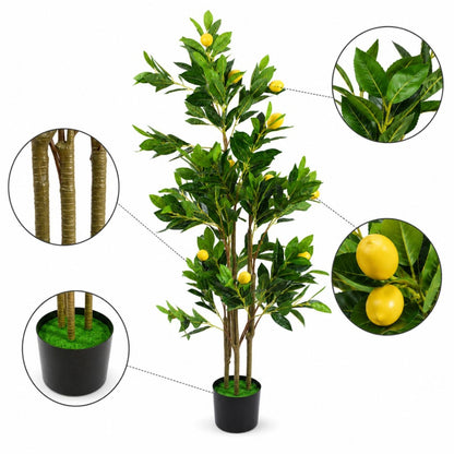 Planta artificial limonero decorativo 1.4mts