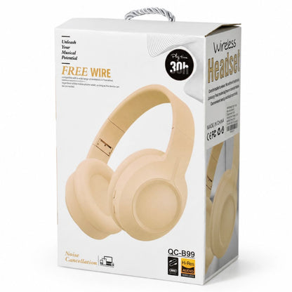 Auriculares bluetooth inalámbricos plegables negro