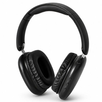 Auriculares bluetooth inalámbricos plegables negro
