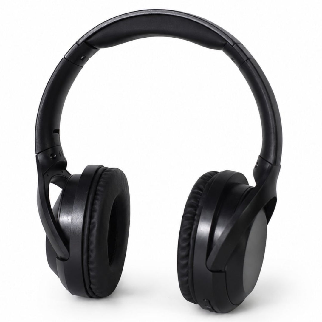 Auriculares bluetooth inalámbricos plegables negro