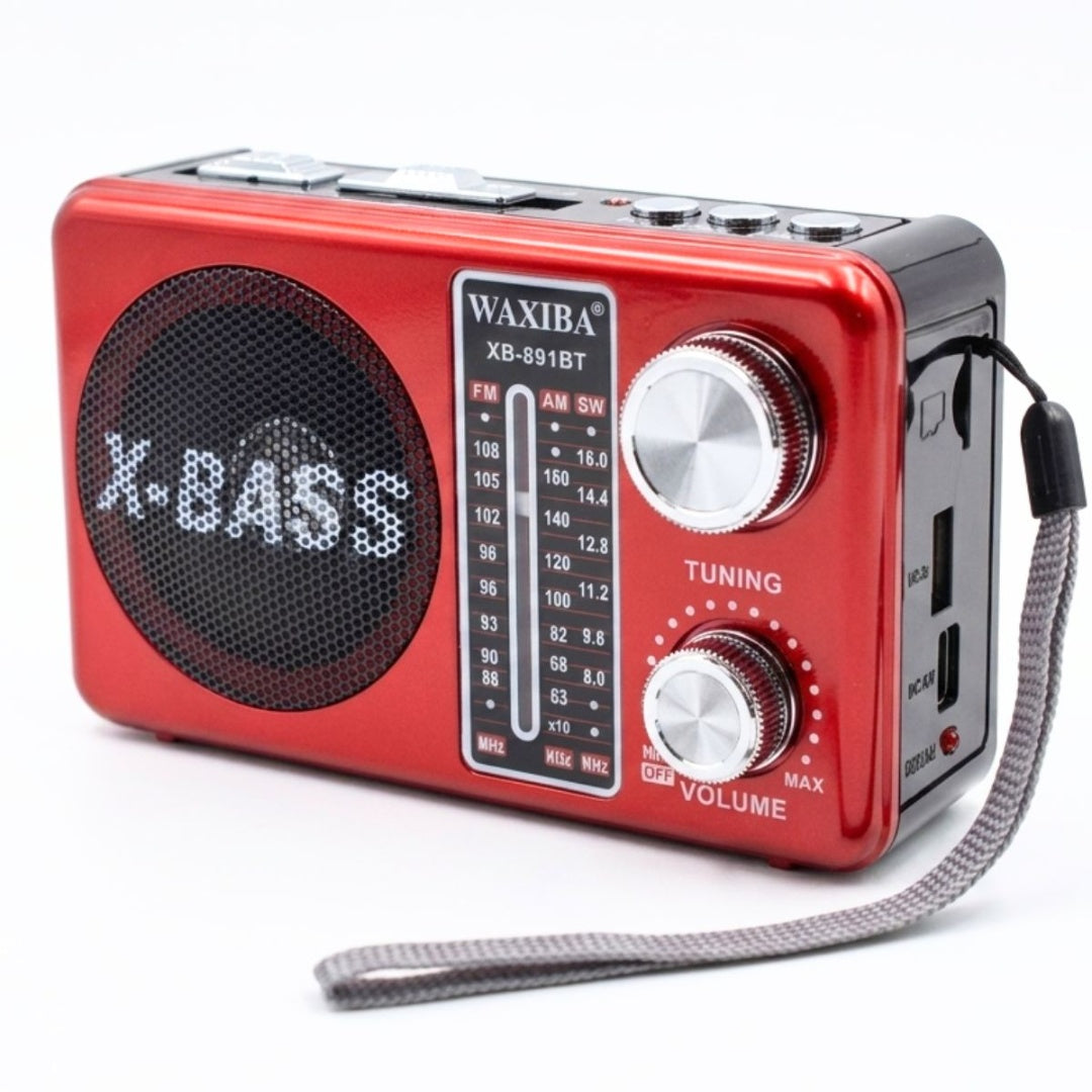 Radio portátil AM/FM/SW con Bluetooth