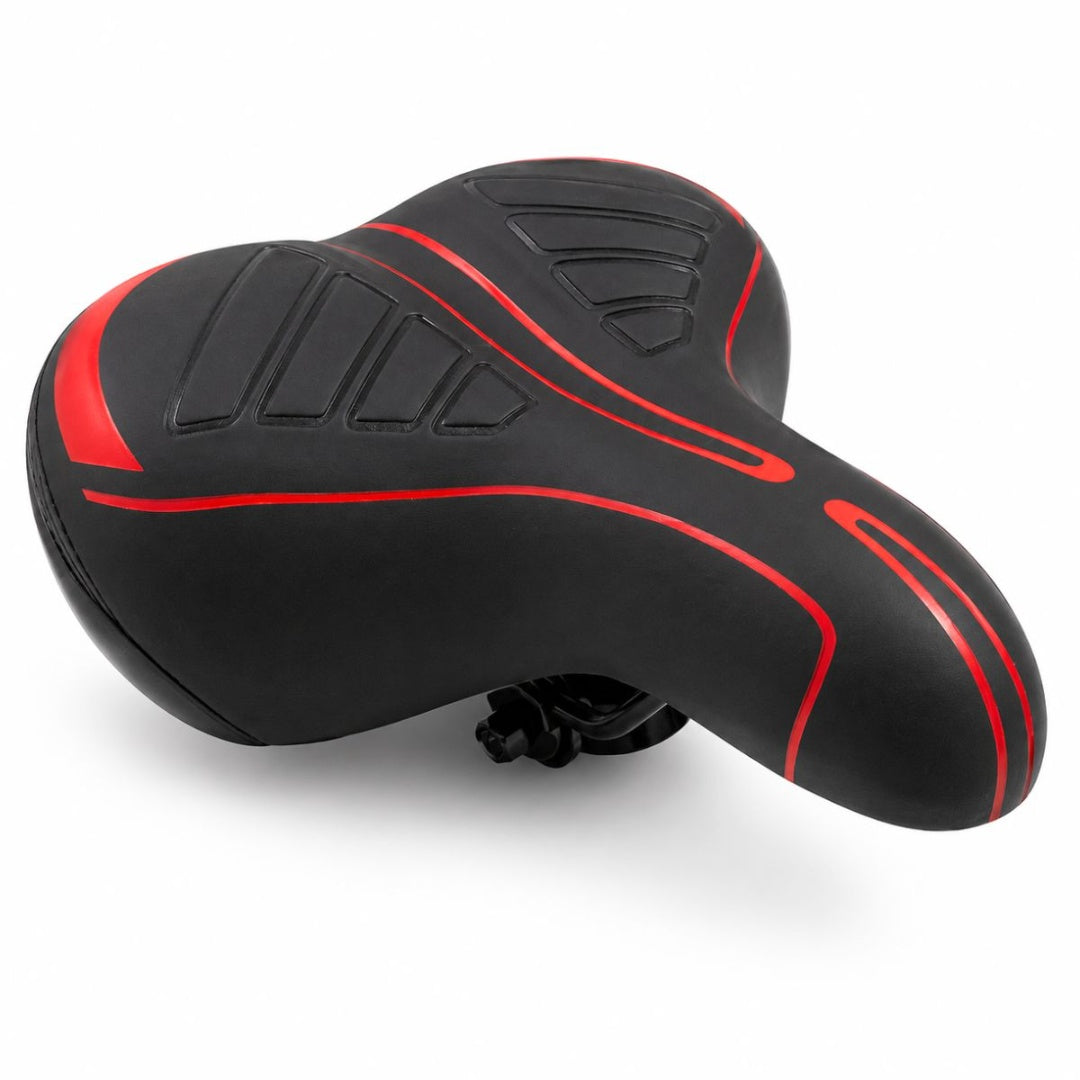 Asiento sillín para bicicleta 24x20cm. Rojo