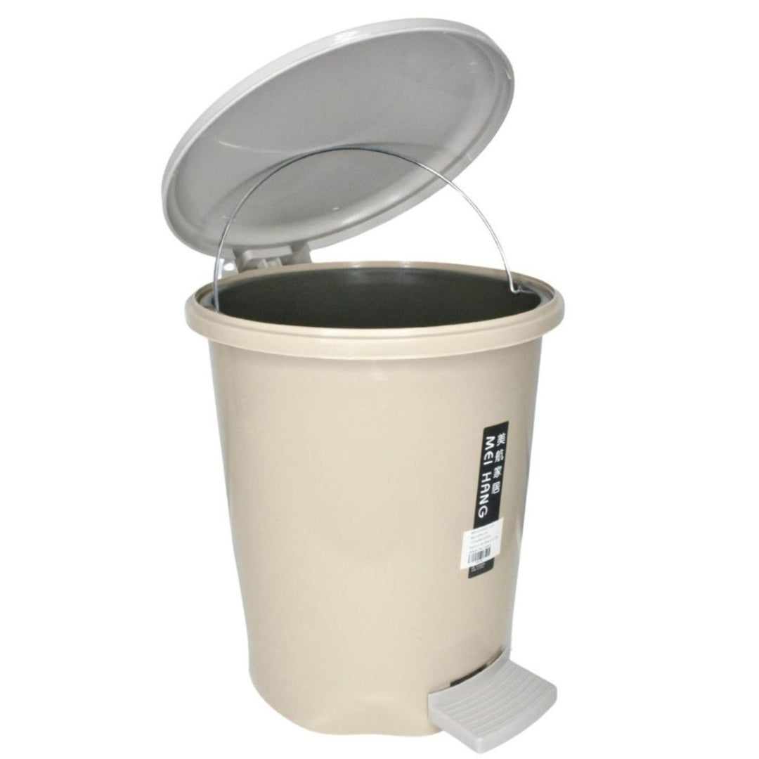 Papelera plástica gris 12L