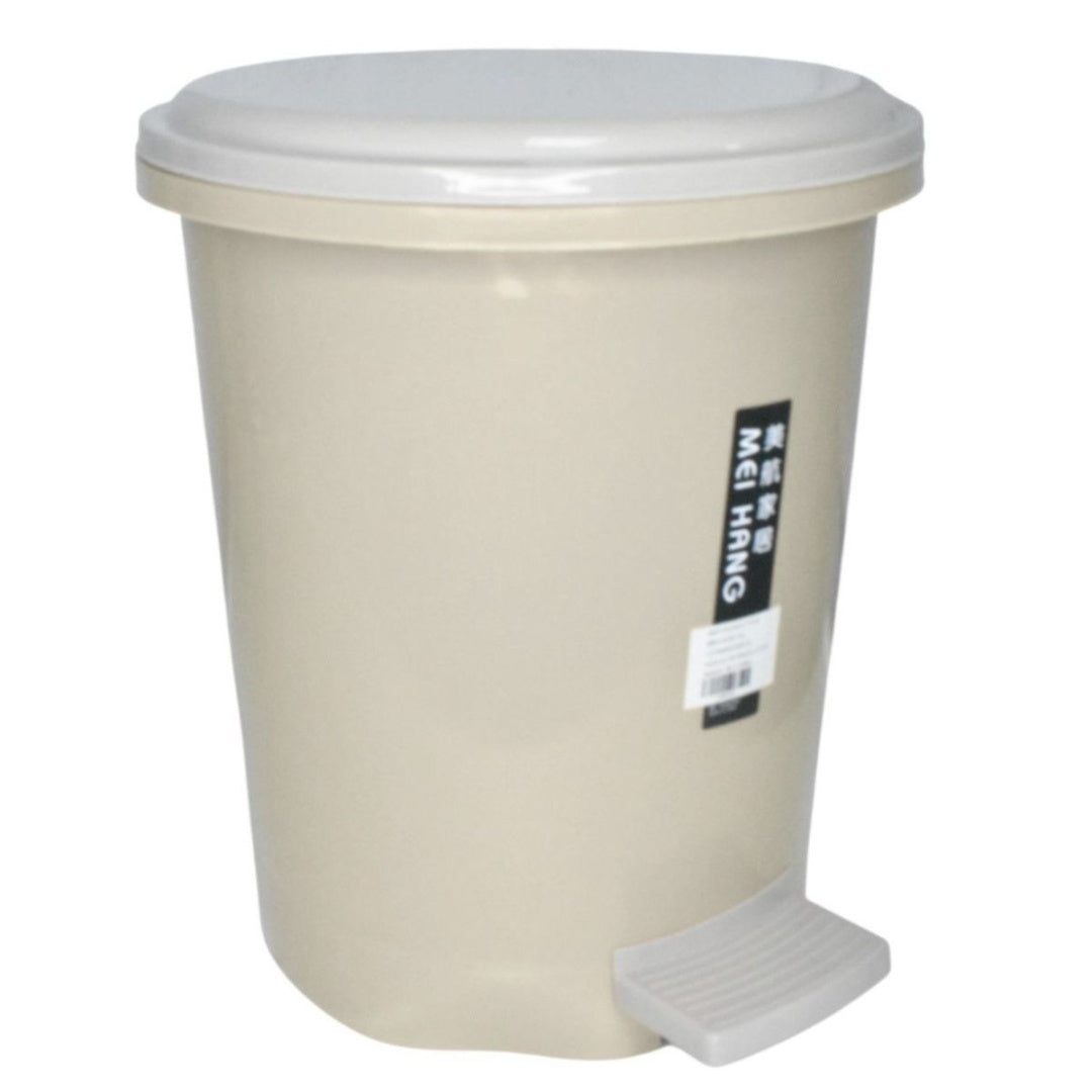 Papelera plástica gris 12L