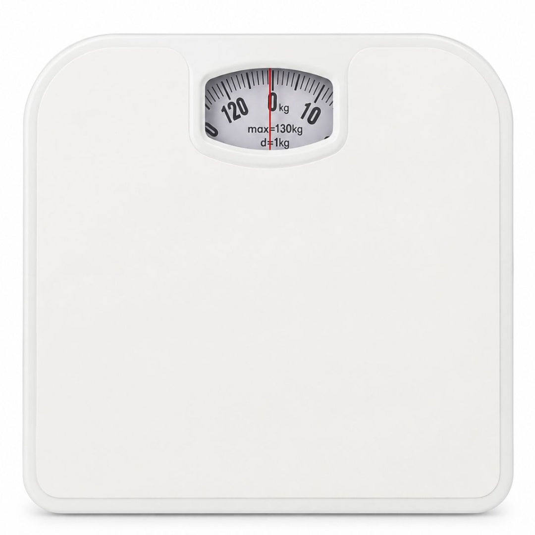 Balanza mecánica de baño Vigore 130kg. Blanco